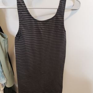 Stretchy striped tank top
